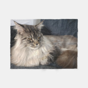 Maine Coon Cat Fleece Deken
