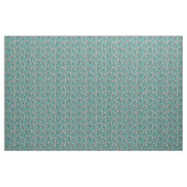 maine coon cat  florals turquoise stof (Yard (91,4 cm))