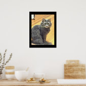 Maine Coon Cat Foto Poster (Keuken)