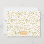 Maine Coon Cat Gepersonaliseerde briefpapier Notitiekaartje (Achterkant)