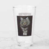 Maine Coon Cat Glas (Voorkant)