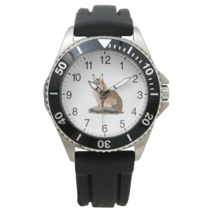 Maine Coon Cat Horloge