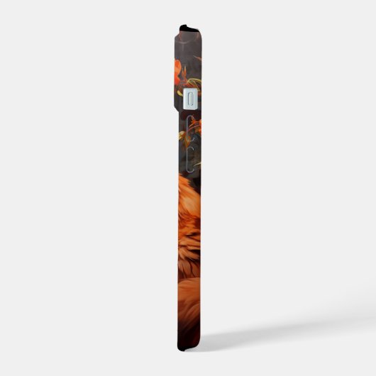 Maine Coon cat iPhone 15 Case (Linkerkant)