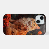 Maine Coon cat iPhone 15 Case (Achterkant horizontaal)