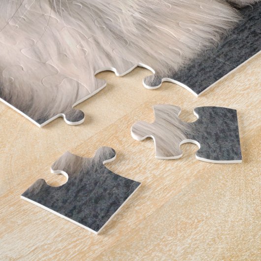 Maine Coon Cat Jigzaag Puzzle Legpuzzel (Zijkant)