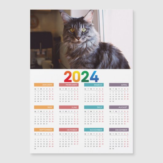 Maine Coon Cat Kalender (Voorkant)