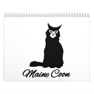 Maine coon cat kalender