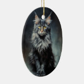 Maine Coon cat Keramisch Ornament (Rechts)