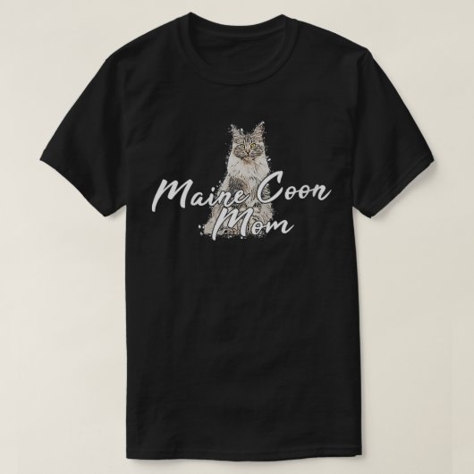 Maine Coon Cat kitten Maine Coon Maine T-shirt (Design voorkant)