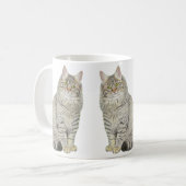 Maine Coon Cat Koffiemok (Voorkant links)