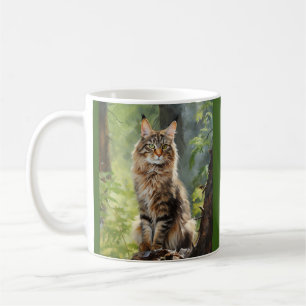 Maine Coon cat Koffiemok