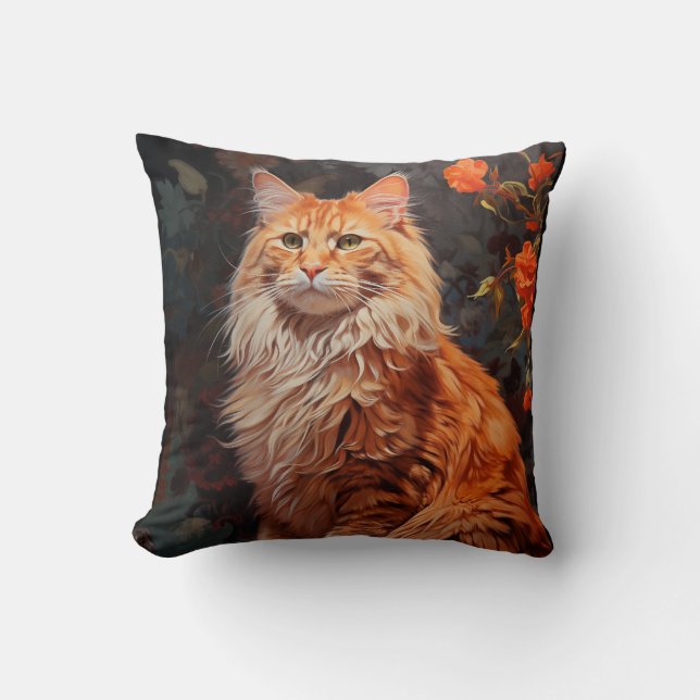 Maine Coon cat Kussen (Voorkant)