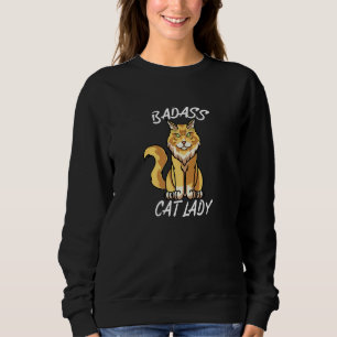 Maine Coon Cat Lady Cat mama Trui