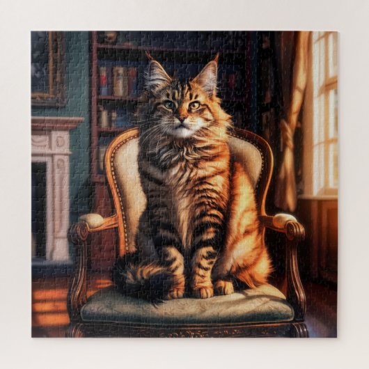 Maine Coon Cat Legpuzzel (Verticaal)