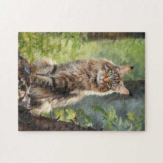 Maine Coon cat Legpuzzel (Horizontaal)