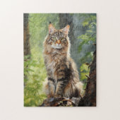 Maine Coon cat Legpuzzel (Verticaal)