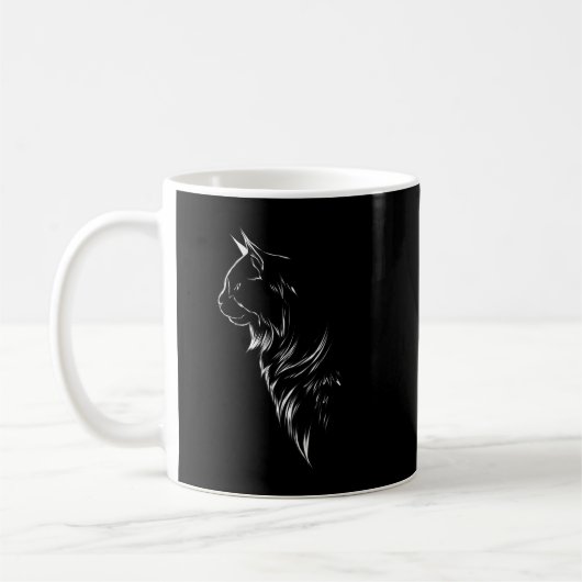 Maine Coon Cat Lover Coonie Cat Gift Koffiemok (Links)