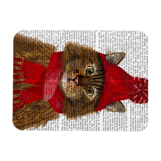 Maine Coon Cat Magneet (Horizontaal)