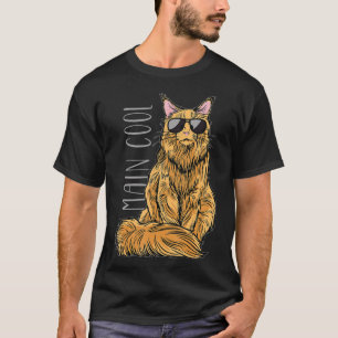 Maine Coon Cat Main Cool T-shirt