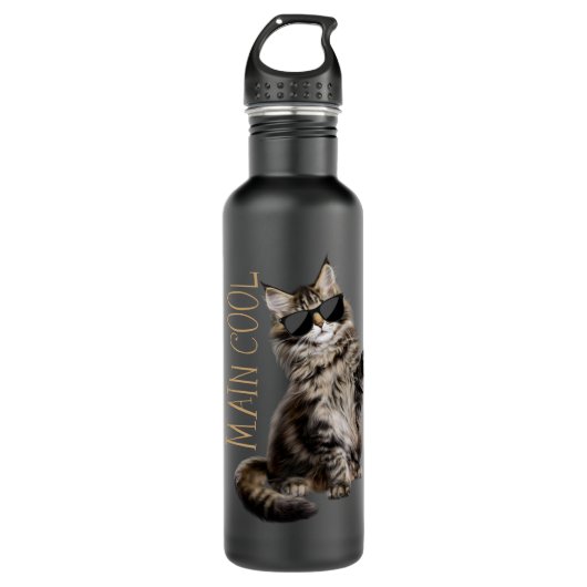 Maine Coon Cat - Main Cool  Waterfles (Voorkant)