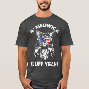 Maine Coon Cat Meowicameowica Fluff Ja 56 T-shirt