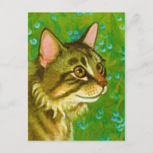 Maine Coon Cat met Mistletoe Briefkaart