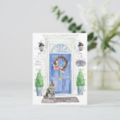 Maine Coon Cat Moving Announcement Briefkaart (Staand voorkant)