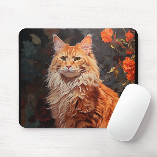 Maine Coon cat Muismat (Met muis)