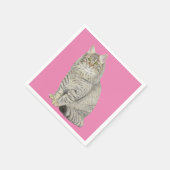 Maine Coon Cat Napkins Servet (Hoek)