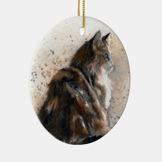 Maine Coon Cat Ornament (Rechts)