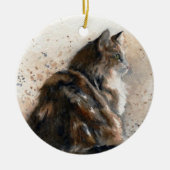 Maine Coon Cat Ornament (Voorkant)