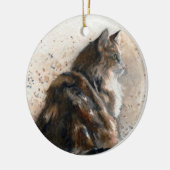 Maine Coon Cat Ornament (Links)
