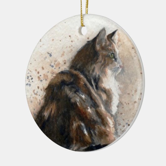 Maine Coon Cat Ornament (Links)