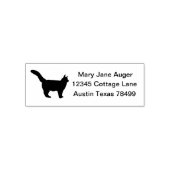 Maine Coon Cat Personalized Zelfinktende Stempel (Design)