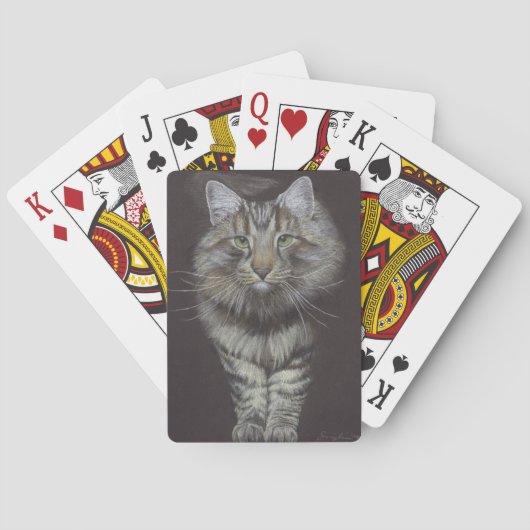Maine Coon Cat Pokerkaarten (Achterkant)