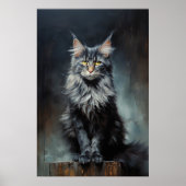 Maine Coon cat Poster (Voorkant)