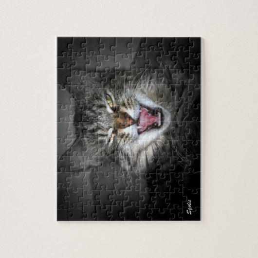 Maine Coon Cat Puzzle Legpuzzel (Verticaal)