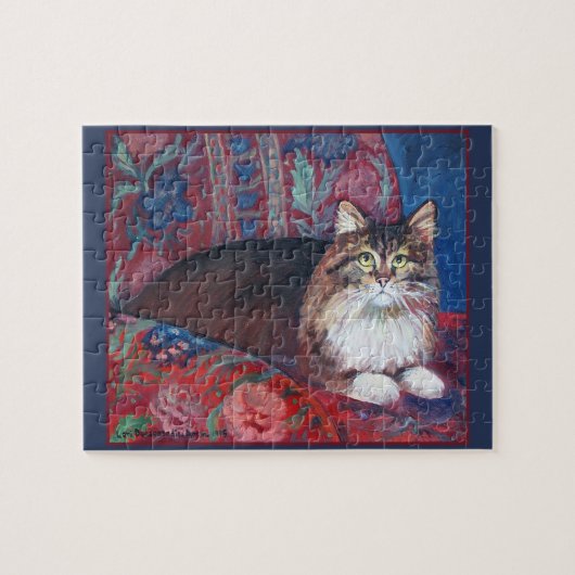 Maine Coon Cat Puzzle Legpuzzel (Horizontaal)