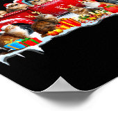 Maine Coon Cat Red Truck Christmas Tree Santa Ugly Poster (Hoek)