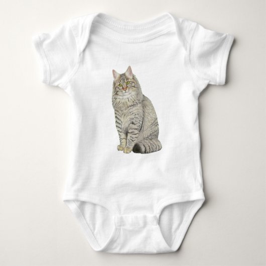 Maine Coon Cat Romper (Voorkant)