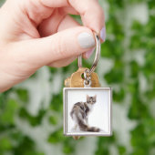 Maine Coon cat Sleutelhanger (Hand)