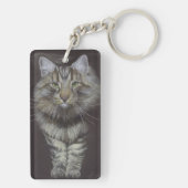 Maine Coon Cat Sleutelhanger (achterkant)