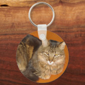 Maine Coon Cat Sleutelhanger (Voorkant)