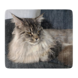 Maine Coon Cat Snijplank