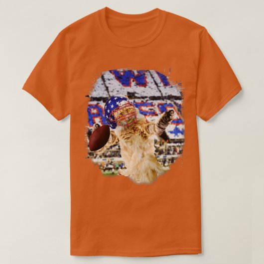 Maine Coon Cat Spelen T-shirt (Design voorkant)