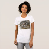 Maine Coon Cat T-shirt (Voorkant volledig)