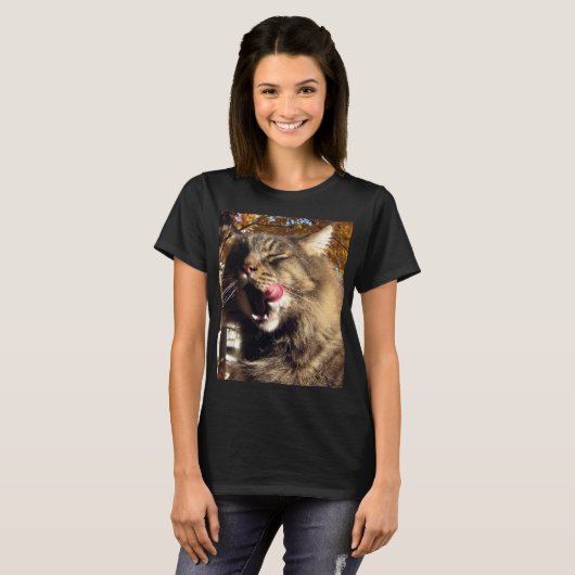 Maine Coon Cat T-Shirt (Voorkant volledig)