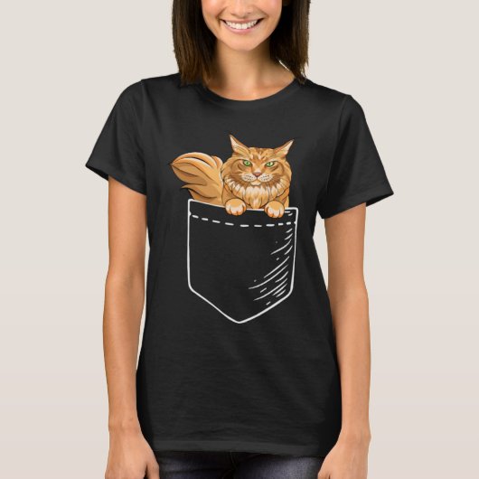 Maine Coon Cat T-shirt (Voorkant)