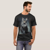 Maine Coon cat T-shirt (Voorkant volledig)
