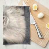 Maine Coon Cat Tea Towel Theedoek (Quarter Fold)